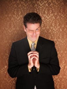 A guy that doesn't look trustworthy.