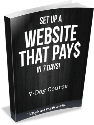 Set up a Website That Pays in 7 Days - Standard Edition