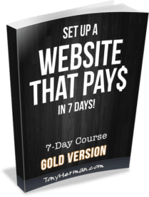 Set up a Website That Pays in 7 Days - GOLD VERSION