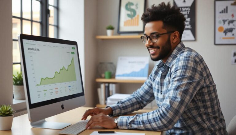 Some guy, high strung on making affiliate income